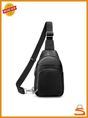 Genuine Leather Anti Theft Crossbody Bag RFID Wallet Small Travel Purse